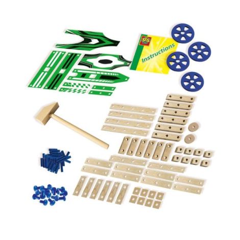 Ses Creative - Set 50 Piese Constructie Vehicule - imagine 2