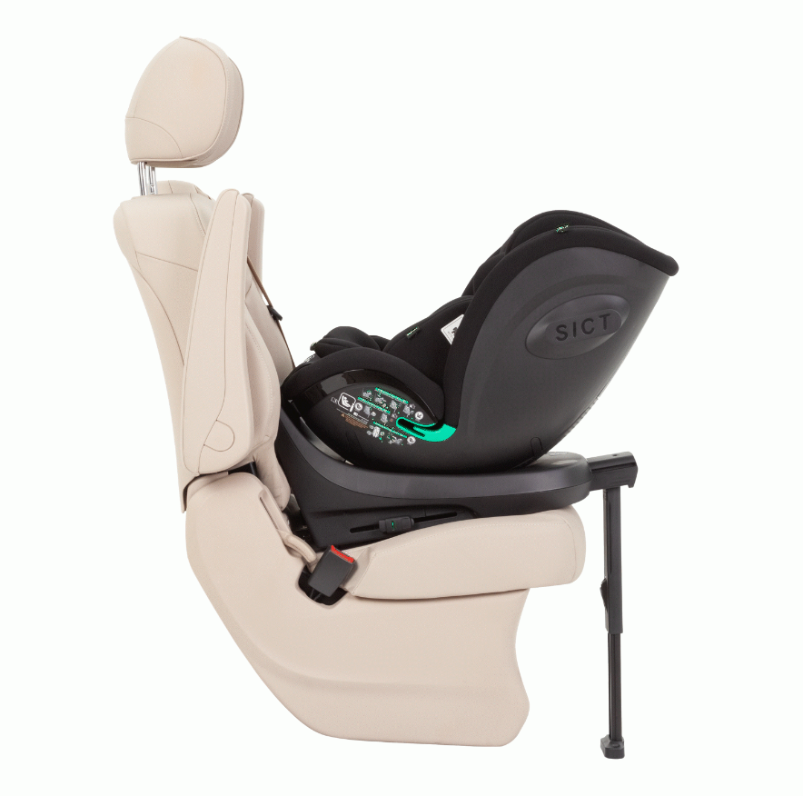 Scaun rotativ Carrello Meteorit i-Size 360° - imagine 8