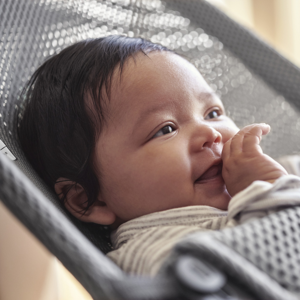 Balansoar BabyBjorn Bliss Grey Mesh | Ergonomic - imagine 2