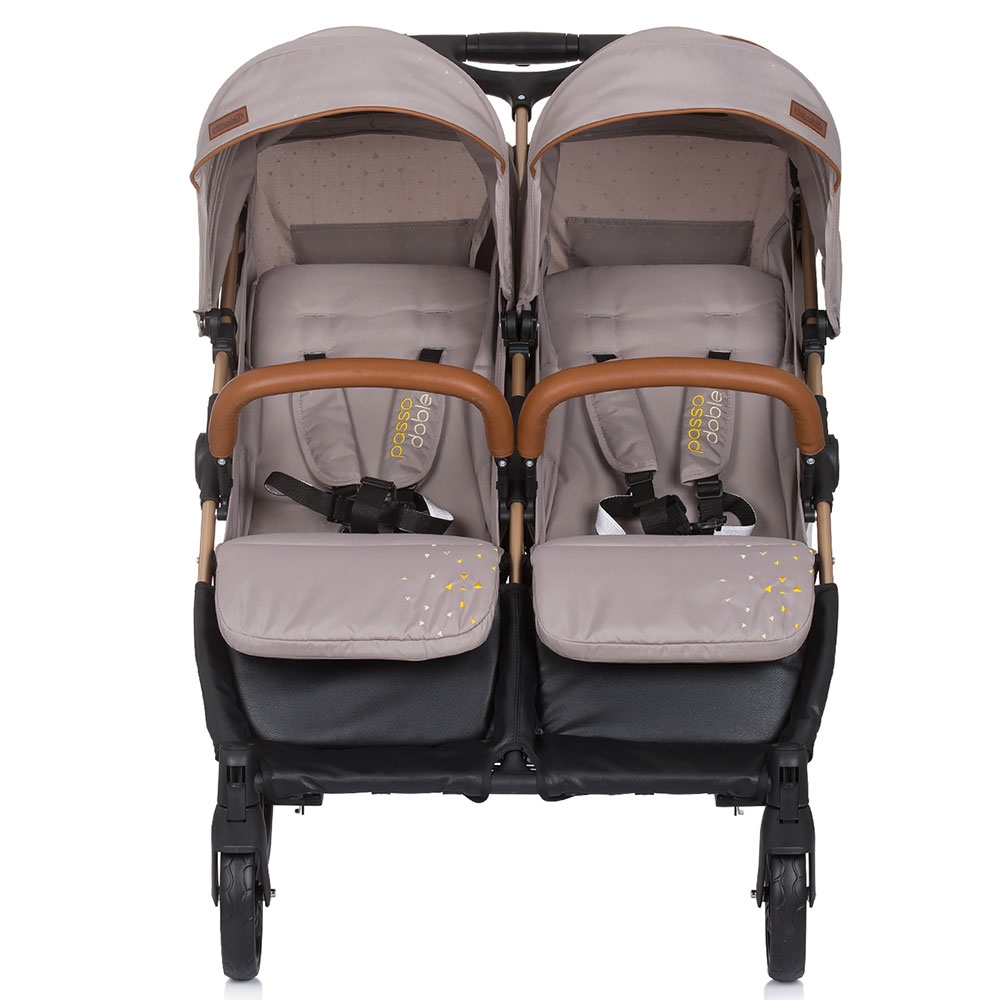 Carucior Gemeni Chipolino Passo Doble, Cadrusor Aluminiu - imagine 2