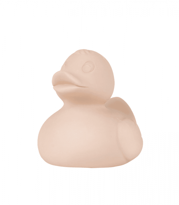 Jucărie dentiție Oli & Carol Elvis Duck, Roz