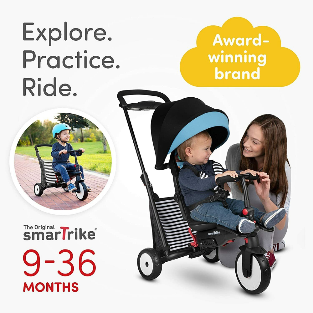 Smart Trike STR5 7 in 1, Pliabila, Frana, 9 Luni+ - imagine 2