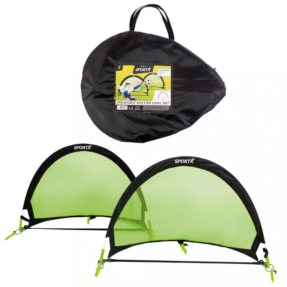 Set 2 Porti Fotbal Pliabile SportX pentru Copii - imagine 4