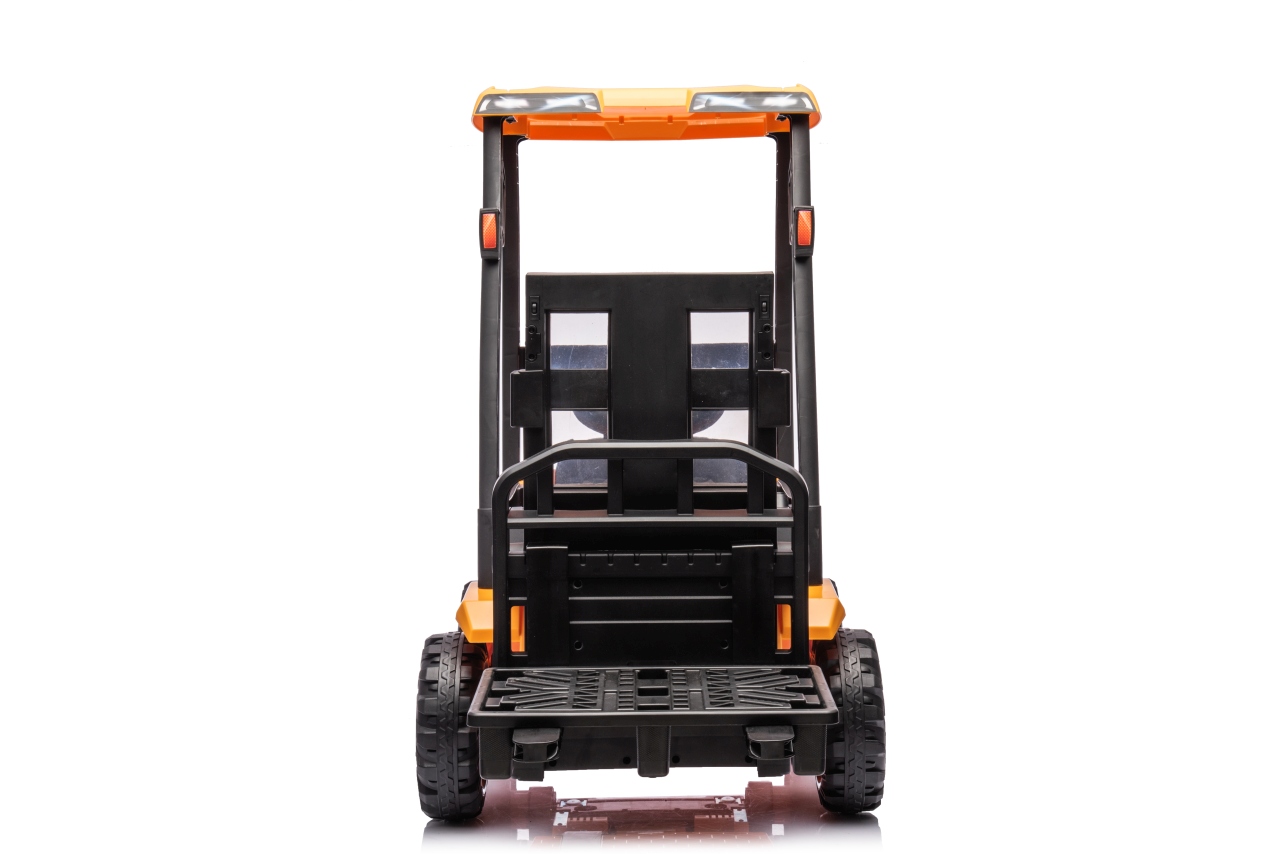 Tractor Stivuitor JCB Electric Galben pentru Copii - imagine 5