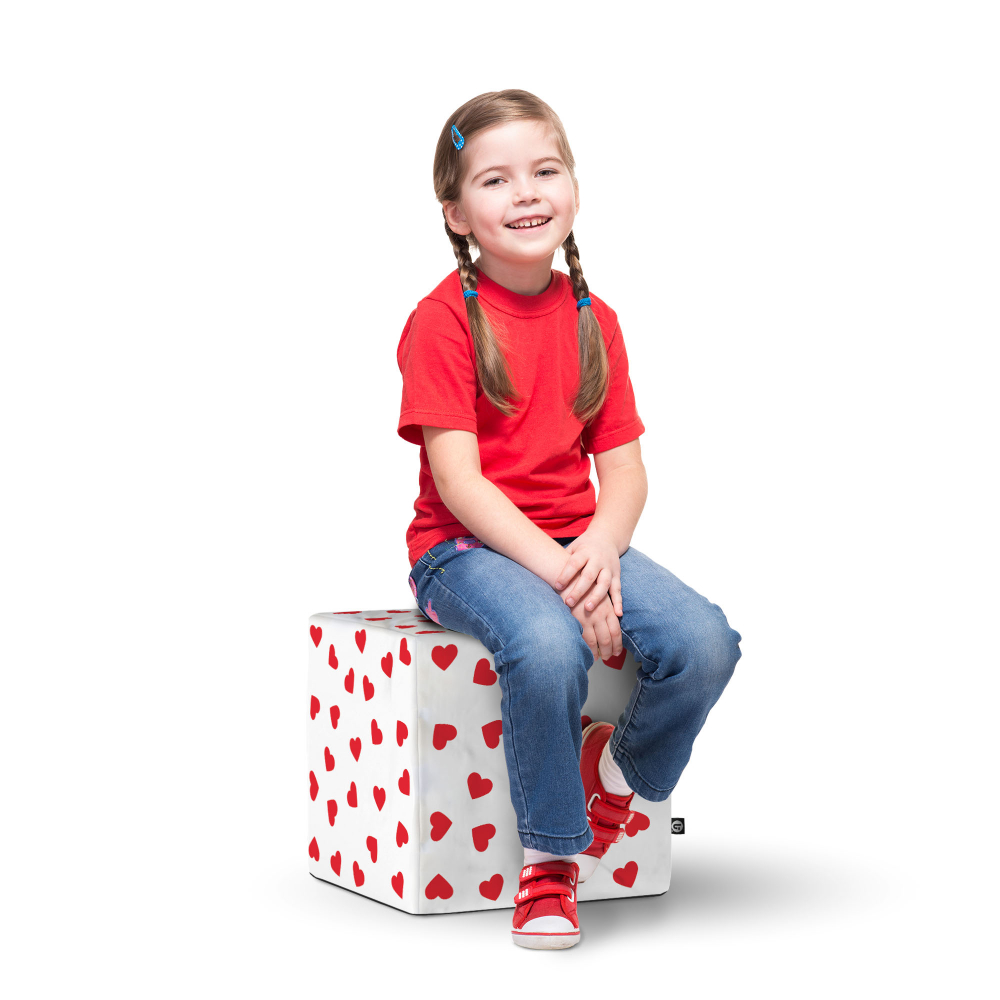 Taburet Updeco Cub L Inimi - Confort și Design