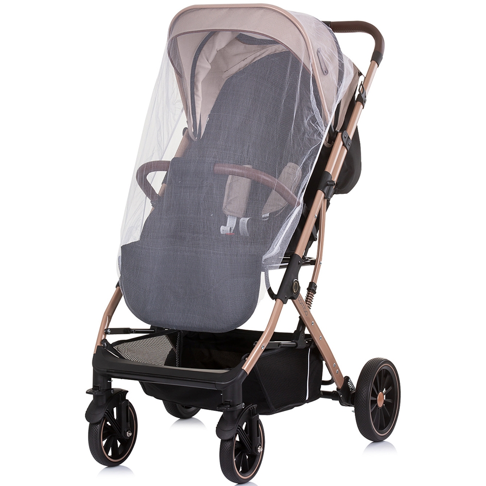 Carucior Chipolino Combo Golden Beige, 0-22kg - imagine 2