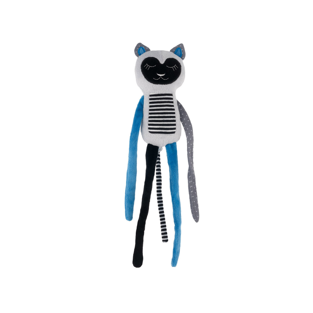 Jucărie Patut Canpol Lemur Albastru, Texturi Plăcute - imagine 3
