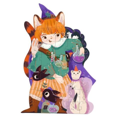 Puzzle Gigant Magicianul Pio, Djeco 36 Piese - imagine 3