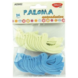 Set 24 Porumbei Autoadezivi Daco | Decoratiune Creativa
