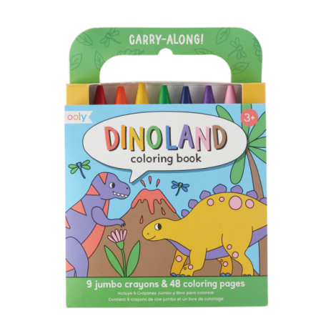 Ooly Set Colorat Portabil Dino Călătorie