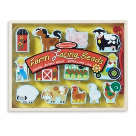 Melissa & Doug Ferma de Însirat, Joc Lemn