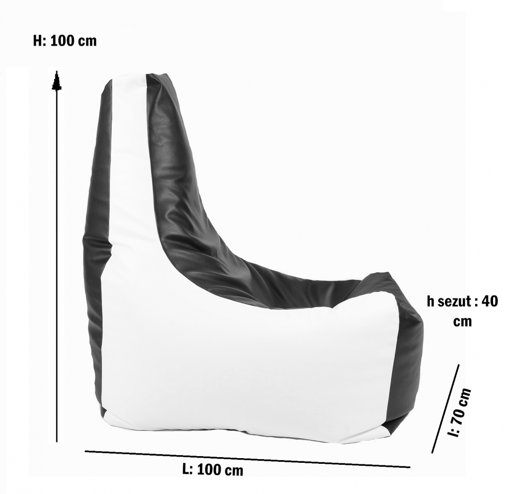 Fotoliu Pufrelax Sunlounger Evo XL Gri