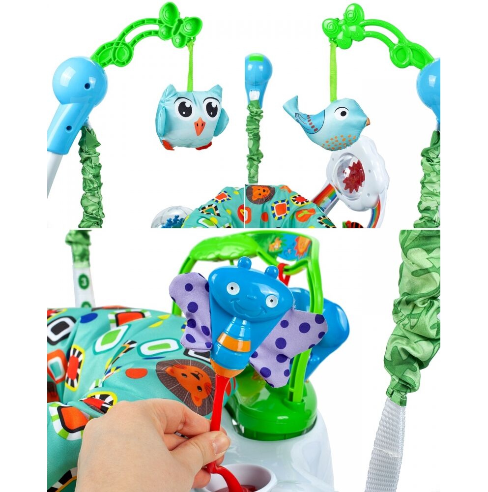 Jumper MalPlay Blue cu lumini și scaun rotativ - imagine 8
