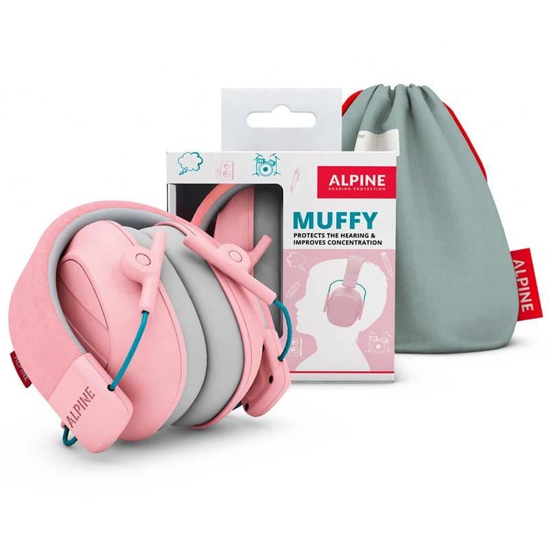 Căști antifonice Alpine Muffy Kids Pink, Pliabile - imagine 3