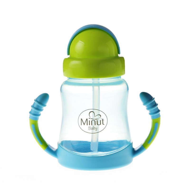 Cana Anticurgere Minut Baby 210ml cu Pai