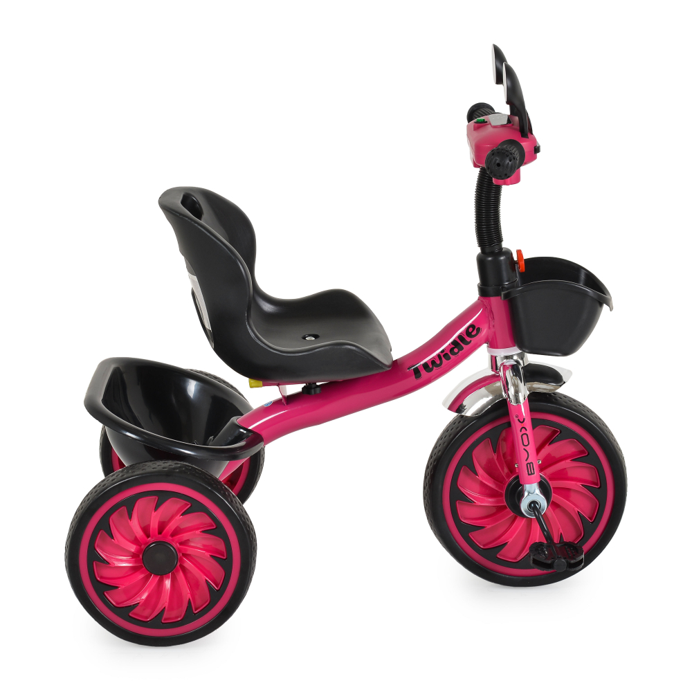 Tricicleta Byox Twidle Pink cu accesorii complete - imagine 4
