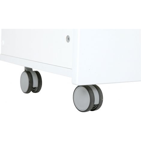 Cutie pe roti Quadro Alb | Depozitare Mobila Moje Bambino - imagine 3