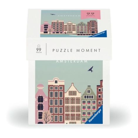 Ravensburger Puzzle Amsterdam, 99 Piese, Moment Plăcut