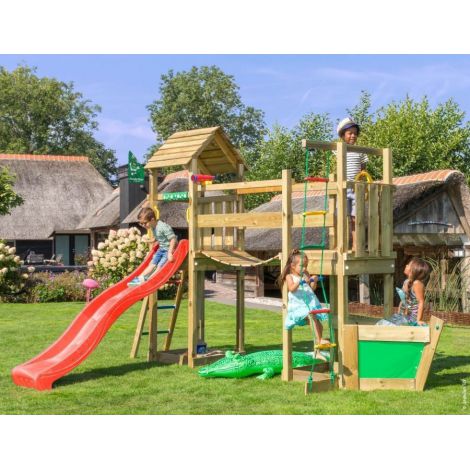 Complex joacă lemn Voyager Jungle Gym