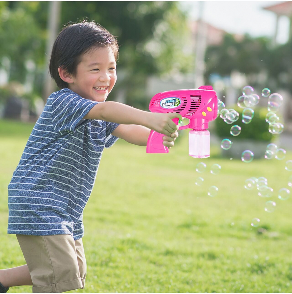 Pistol Baloane Sabun Turbo Bubble Pink Malplay - imagine 6