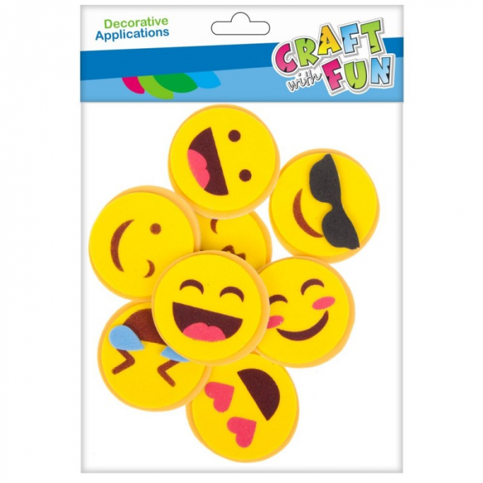 Stickere Gumate Fete Zâmbitoare | Craft with Fun