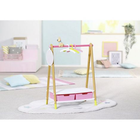 Cuier BABY born cu depozitare și oglindă Zapf - imagine 6