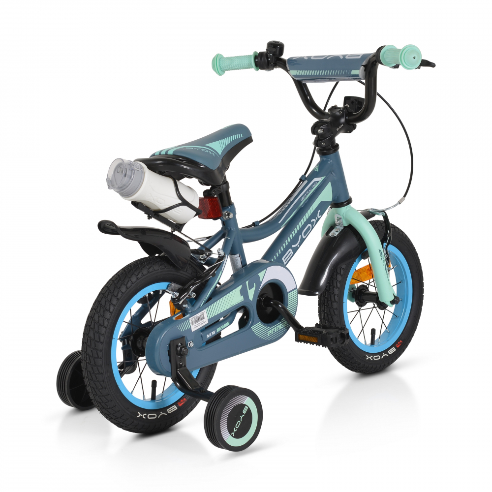 Bicicleta Byox Prince 12 inch, Grey, 3-4 ani - imagine 3