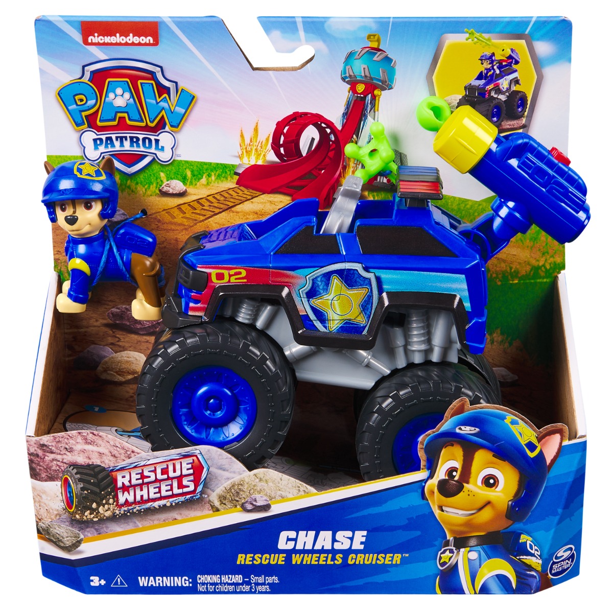 Paw Patrol Chase Cruiser cu Proiectile