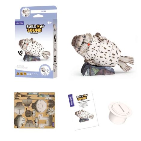 Mieredu Puzzle 3D Foca cu Sunete Reale - imagine 3