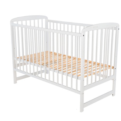 Patut Ola Babyneeds 120x60 cm Pin Alb - imagine 2