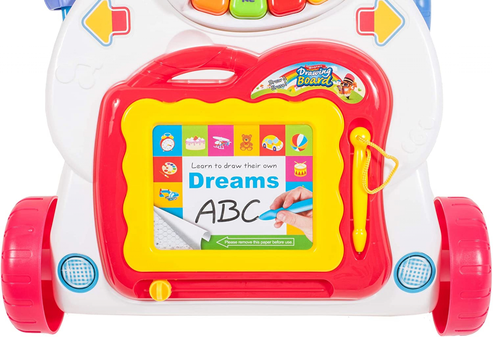 Antepremergator MalPlay Educativ cu Pian si Tabla - imagine 2