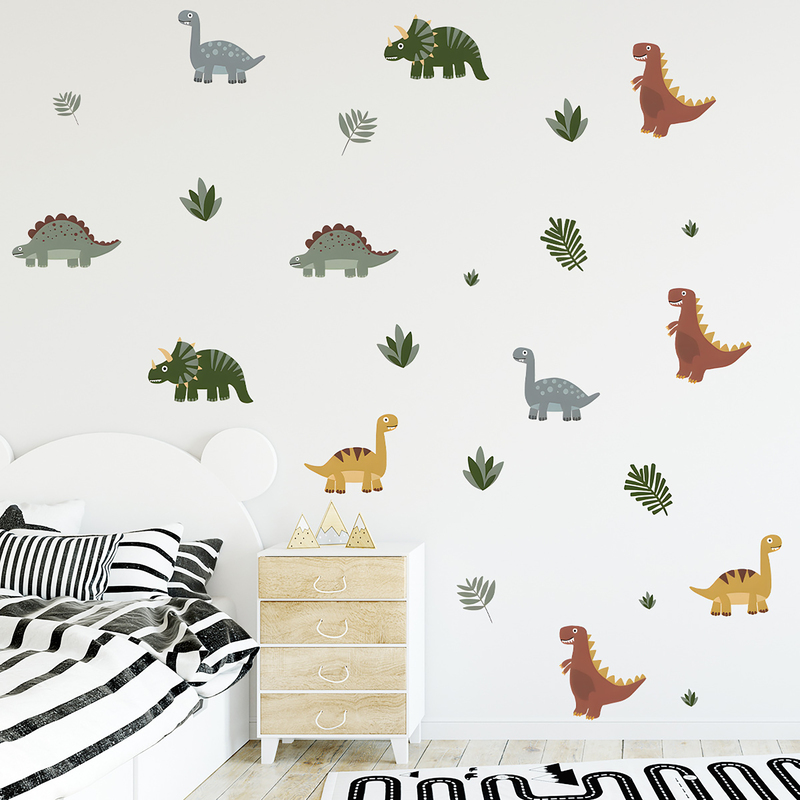 Sipo Sticker Dinozauri 90x80cm - Decorațiune Copii - imagine 3