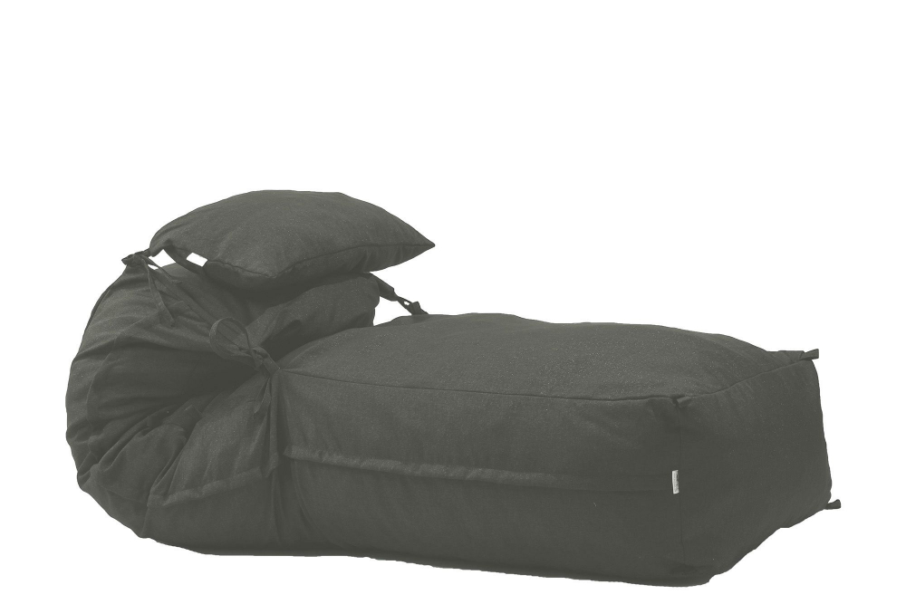 Fotoliu Pufrelax Yoga XL Moon Grey Premium - imagine 3