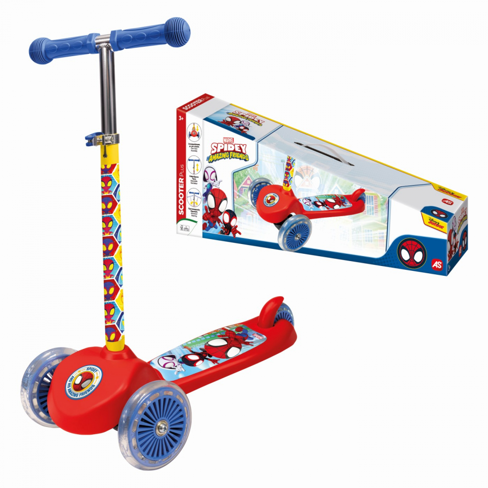 Trotineta Plus Spidey, 3 roti, AS, 50kg - imagine 3