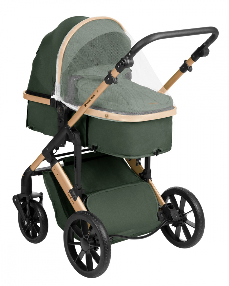 Carucior 3in1 KikkaBoo Darling ArmyGreen - imagine 6