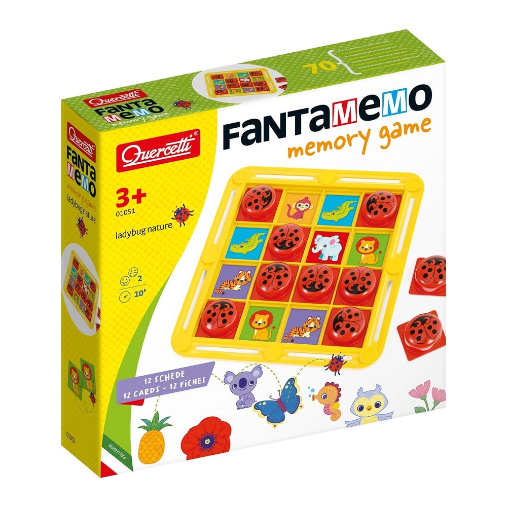 Joc de Memorie Quercetti FantaMemo Ladybug Nature