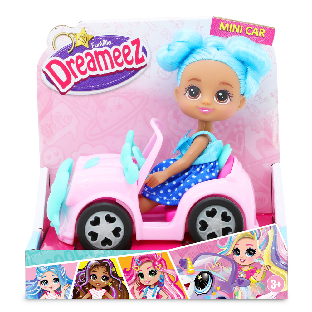 Papusa Dreameez cu Masina Mini - Joc Creativ