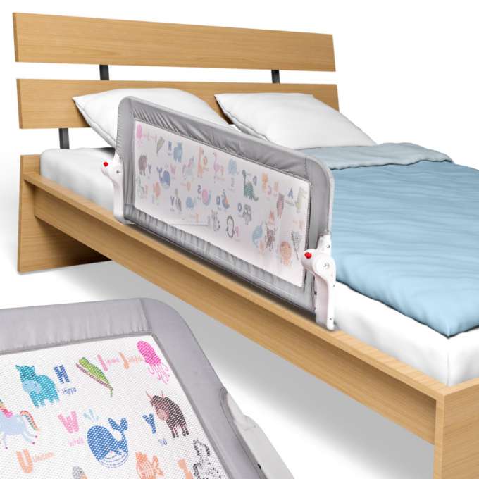 Bariera protectie pat Ikonka pliabila - imagine 6