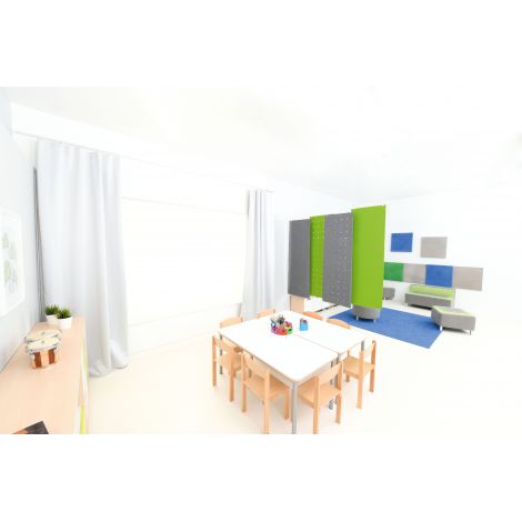 Panou Fonoabsorbant Verde Moje Bambino - imagine 4