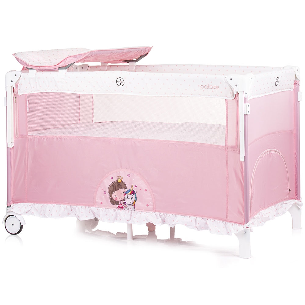 Patut pliabil Chipolino Palace Princess cu saltea - imagine 3