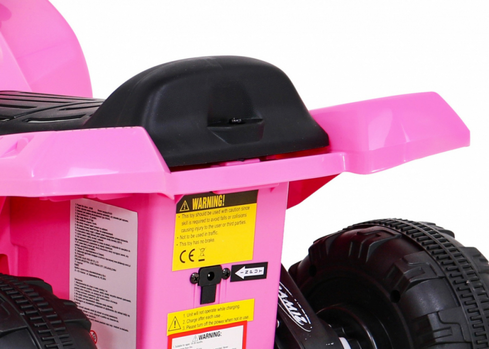 ATV Electric Ramiz Storm Pink pentru Copii - imagine 4