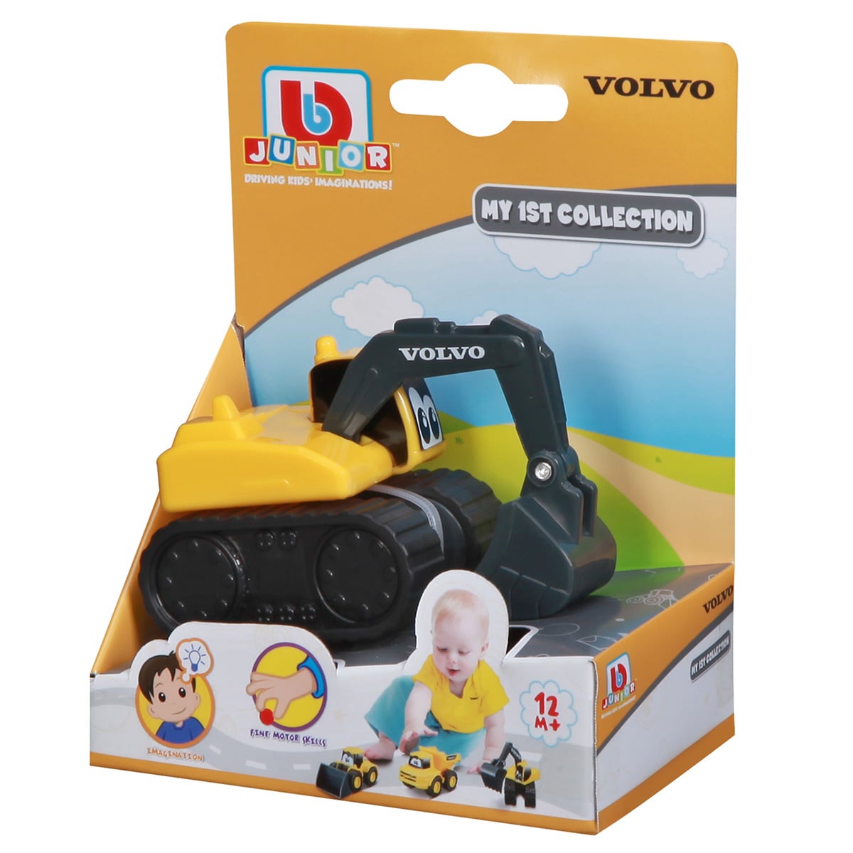 Bburago Junior Volvo Excavator, Jucărie Construcții