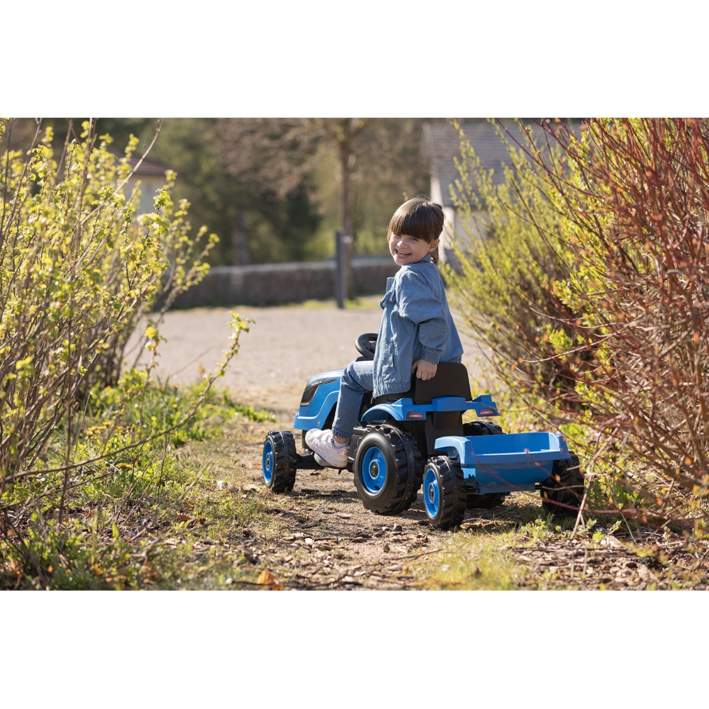 Tractor Smoby Farmer XL cu Remorcă Albastru - imagine 7