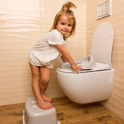 Reductor Toaletă Maltex Baby Zebra Pink - Antiderapant - imagine 3