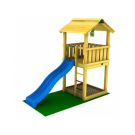 Spațiu Joacă JungleGym Casa cu Tobogan și Nisip - imagine 7