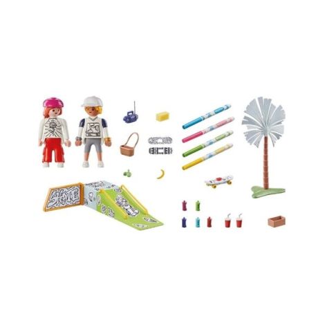 Playmobil Skate Parc Color - Aventură Urbană - imagine 3