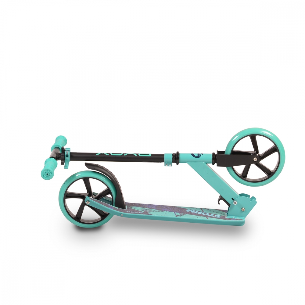 Trotineta Byox Storm Turquoise, Pliabilă, 5-100kg