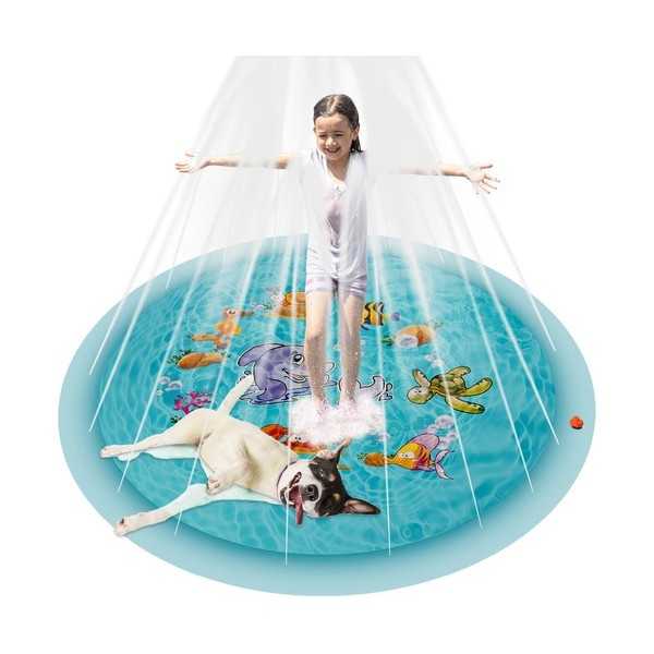 Piscina Kruzzel XL cu Stropitoare, 170cm - imagine 6