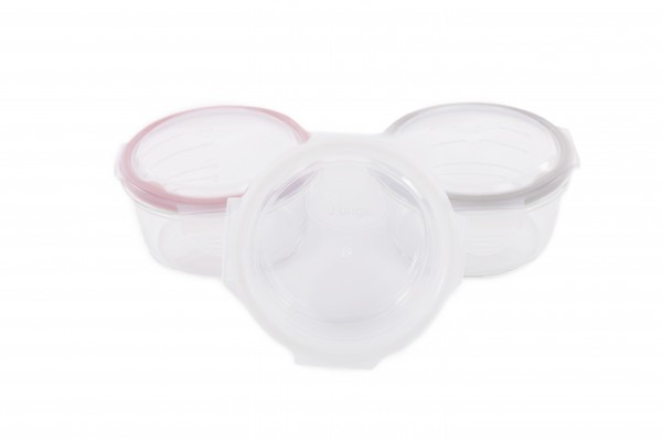 Set 3 Caserole Sticla Bebelusi Bo Jungle 360ml