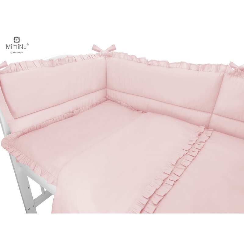 Set Lenjerie Patut MimiNu Royal 5 Piese, Roz - imagine 2